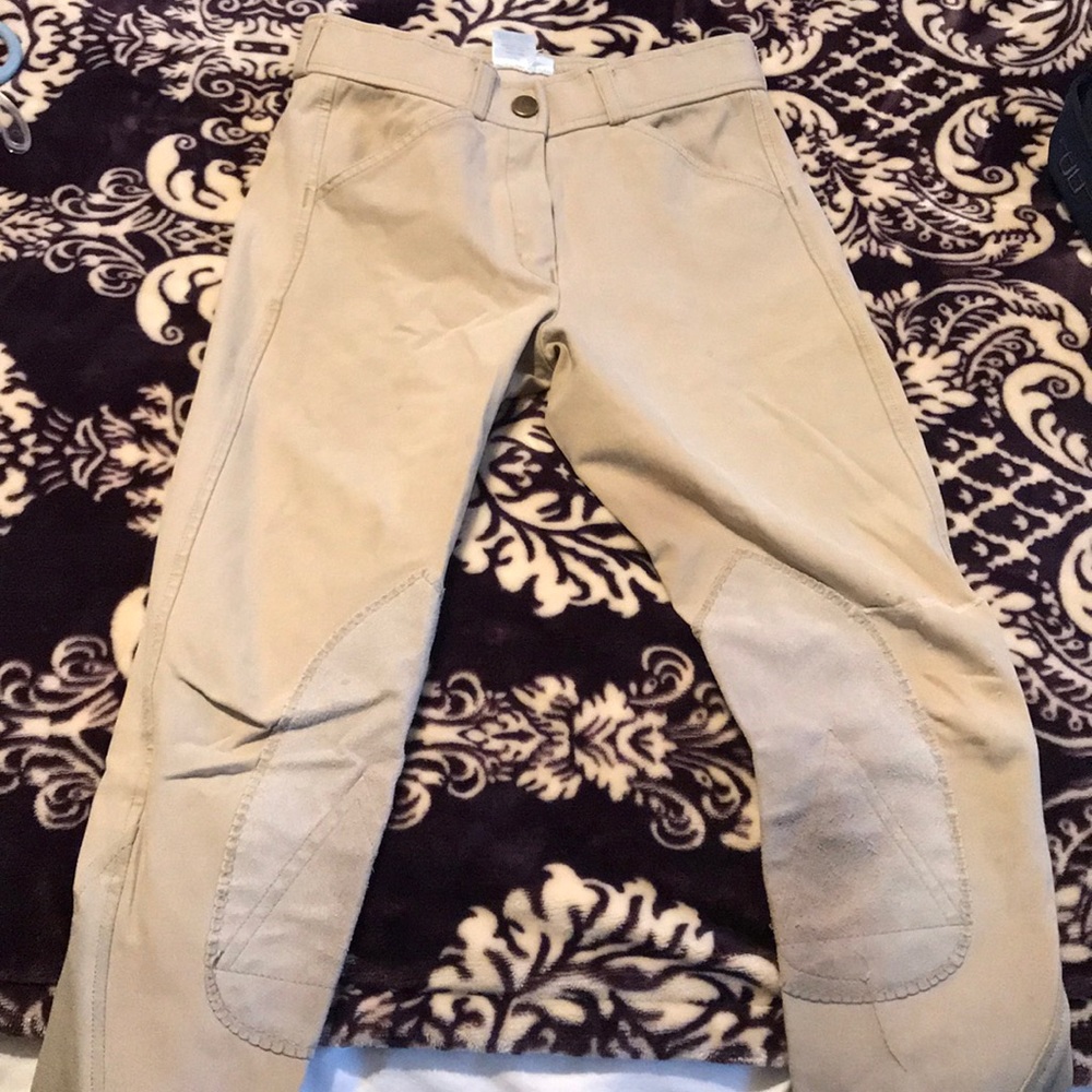 Girls show English riding breeches